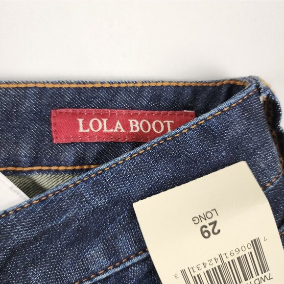 Lucky Brand Jeans Womens 8/29 Long Blue Lola Bootcut Denim (29x34) NWT - Picture 6 of 12